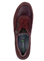 Waldl&auml;ufer, bequeme Damen-Sneaker, Weite H, mit herausnehmbarem Fussbett BORDEAUX