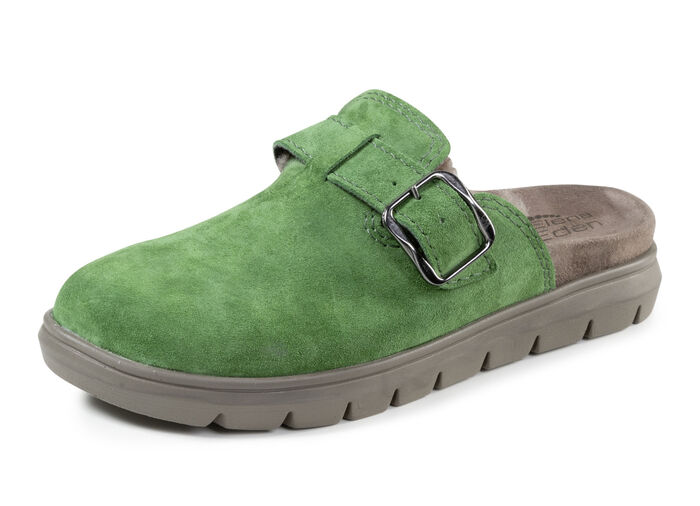 ELENA EDEN Clog mit verstellbarer Spange GR&Uuml;N