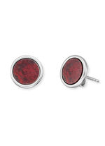 Powerful Stone Ohrstecker mit Roter Jaspis 