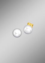 Ohrstecker mit S&uuml;sswasser-Zuchtperle, verschiedene Gr&ouml;ssen 