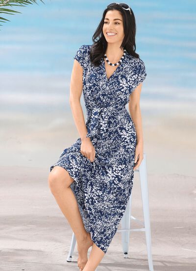 Laurina Kleid in raffinierter Optik 