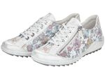 Remonte, elegante Damen-Sneaker, Weite G, mit Reissverschluss SILBER-BUNT