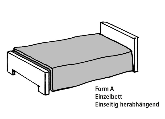 Tagesdecke und Kissenbez&uuml;ge mit Blumenmotiv NATUR-MULTI
