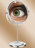 Schmink-Spiegel mit 700% Vergr&ouml;&szlig;erung 