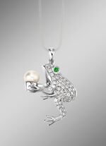 Anh&auml;nger mit S&uuml;sswasser-Zuchtperle und Zirkonia 