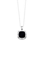 Anhänger aus Silber mit Onyx 