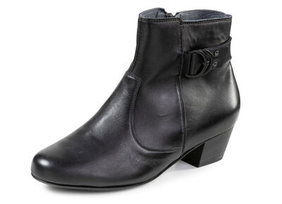 Waldläufer, bequeme Damen-Stiefeletten, Weite K, mit herausnehmbarem Fussbett 