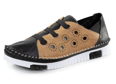Gemini Mokassin-Slipper mit dezenter Knitter-Struktur 