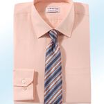 &laquo;Milano Italy&raquo;-Hemd mit Brusttasche in 5 Farben APRICOT