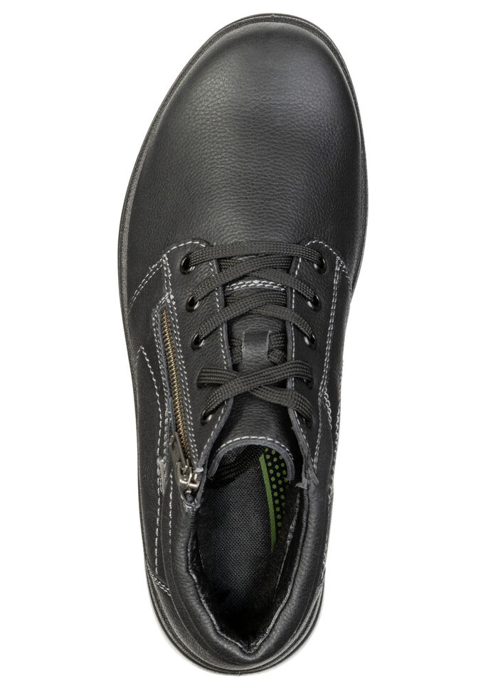 GINO GALANTE, gefütterte Herren-Boots, Winterschuhe, Weite H, mit Reissverschluss SCHWARZ