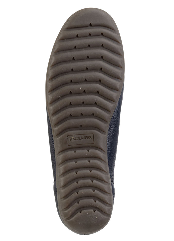 Waldläufer, bequeme Damen-Slipper, Weite H, mit herausnehmbarem Fussbett MARINE