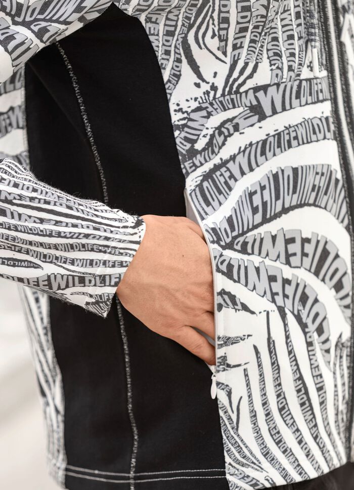 Shirtjacke mit praktischem Reissverschluss  