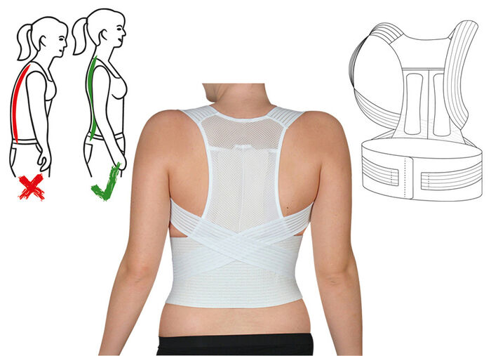 «Hydas» Geradehalter mit Stützgürtel 