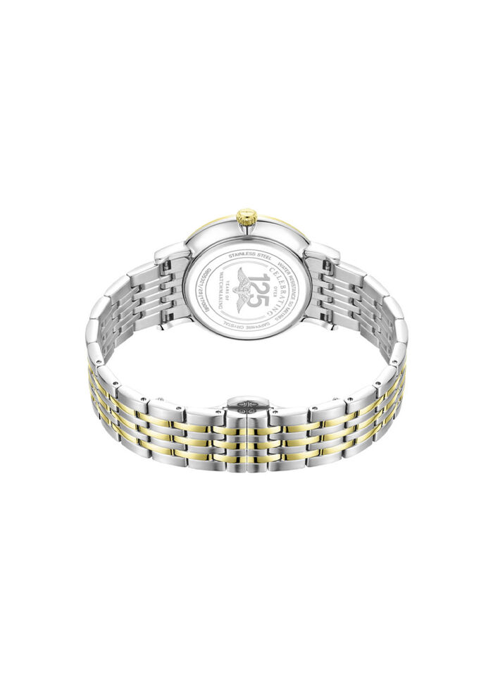 Rotary Quartz-Herrenuhr mit Edelstahlbandgehäuse 