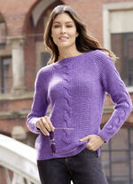 Pullover mit Karree-Ausschnitt 