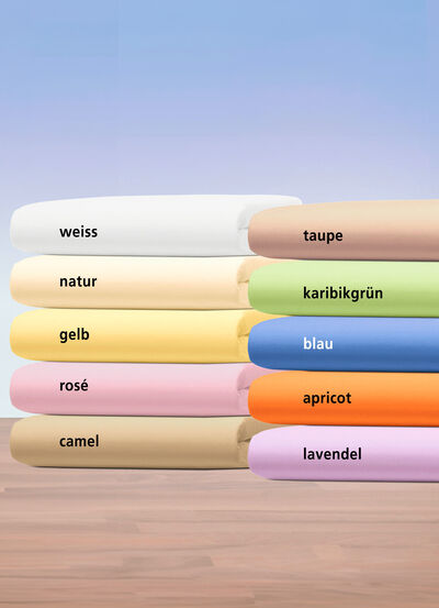 «Bellana» Vital-Jersey-Spannbetttuch mit Lyocell (TENCEL™) 