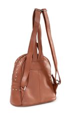 Laurina, Rucksack, Damen, mit zwei verstellbaren Umh&auml;ngeriemen COGNAC