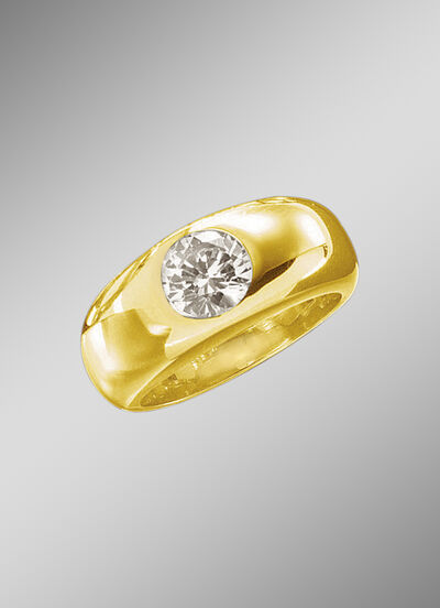 Massiver Damenring in schwerer Ausführung 