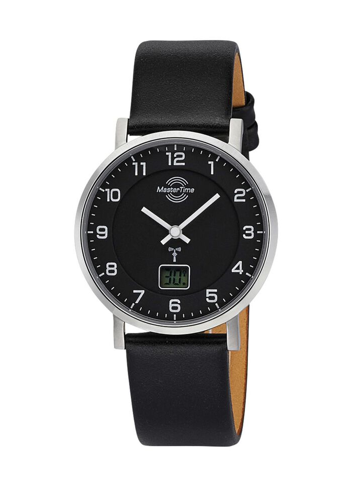 Funk-Damenuhr mit Lederband 