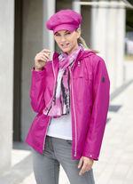 Funktionsjacke mit fester Kapuze MAGENTA