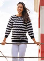 Pullover mit Zackendessin 