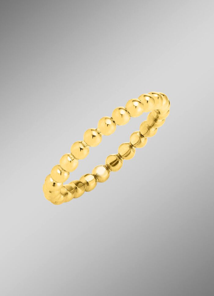 Damenring aus Goldkugeln 