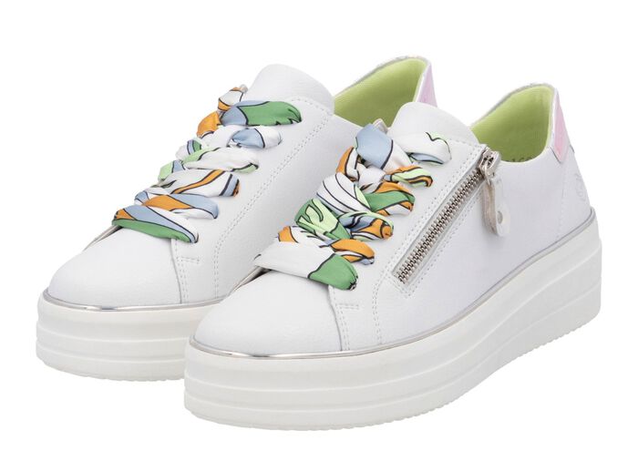 Remonte Sneaker mit bunter Schn&uuml;rung 