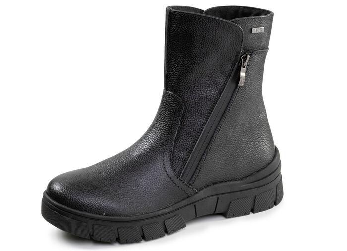 ELENA EDEN, gefütterte Damen-Boots, Winterschuhe, Weite G, mit herausnehmbarem Fussbett SCHWARZ