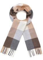 Schal mit Karodessin 
