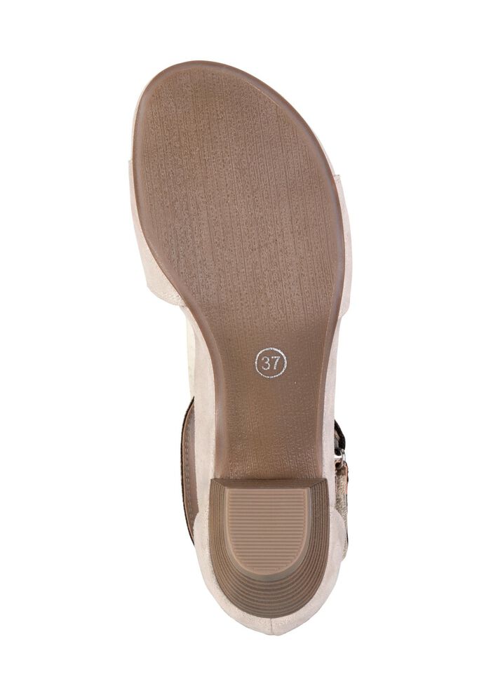 Andrea Conti, schicke Damen-Sandaletten, mit Klettspange 