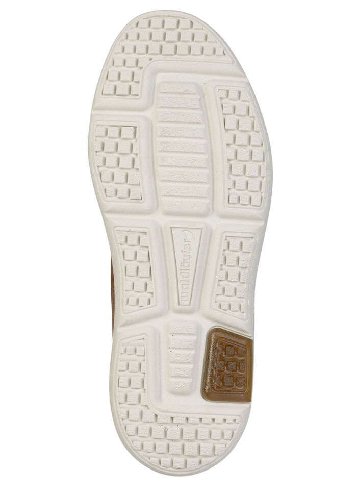 Waldläufer, bequeme Herren-Sneaker, Weite H, mit herausnehmbarem Fussbett COGNAC-MARINE