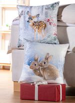 Samtweiche Kissenbez&uuml;ge mit Reissverschluss 