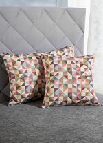 Kissenbezug in Jacquard-Qualit&auml;t BUNT