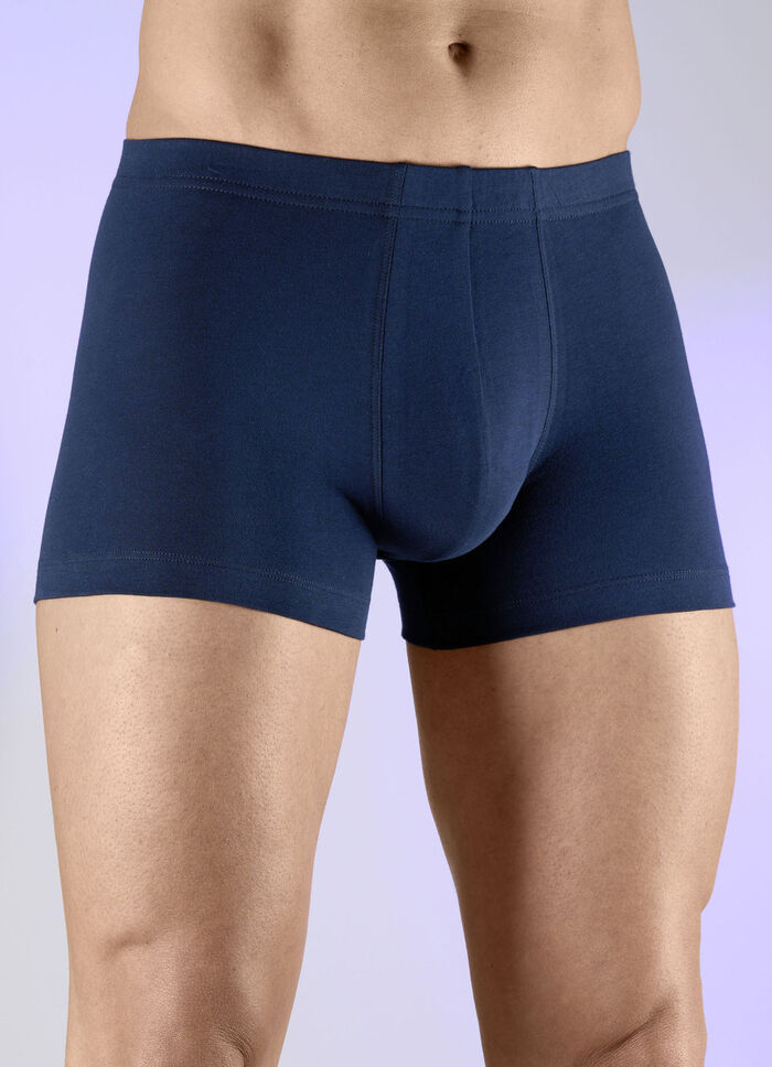 Schiesser Dreierpack Pants mit Dehnbund MARINE