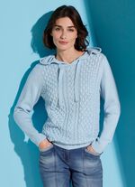 Kapuzenpullover aus reiner Baumwolle 