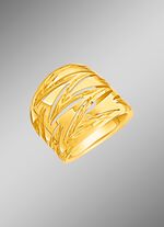 Durchbrochener Damenring im Zick-Zack-Design 