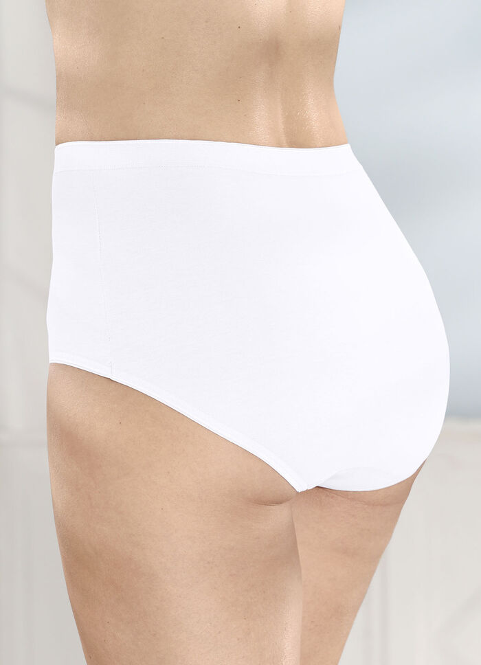 Fünferpack Slips mit elastischen Abschlüssen