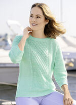 Pullover aus Melangegarn 