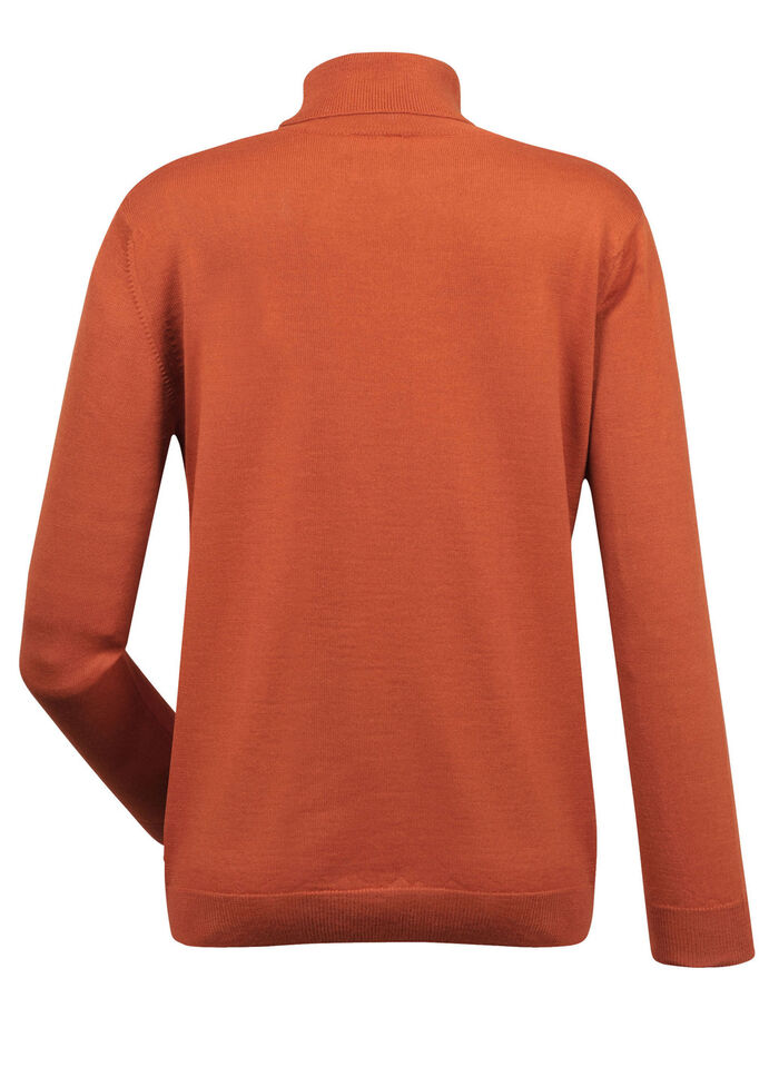 Pullover in Feinstrick ORANGE