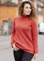 Pullover mit streckender Struktur 