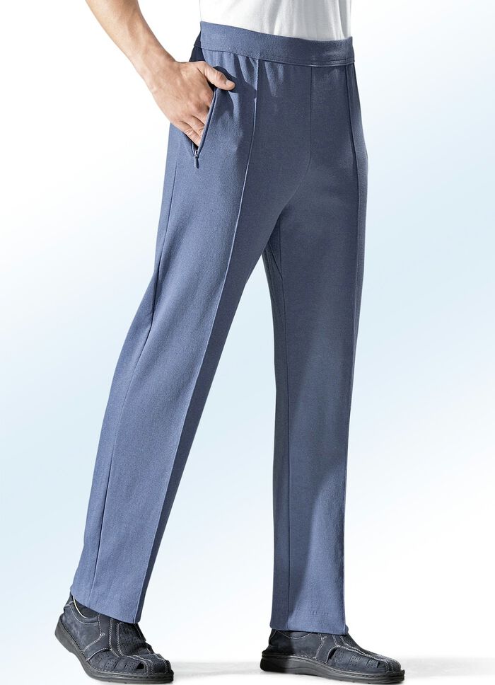 &laquo;Athlet&raquo;-Freizeithose in 4 Farben STAHLBLAU