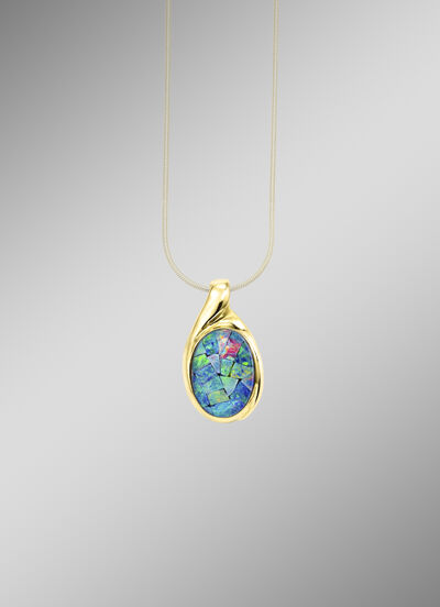 Anhänger mit Opal 