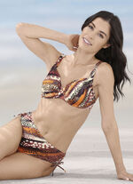 Bikini mit Bügel, schalenlos, seitlich raffbar 