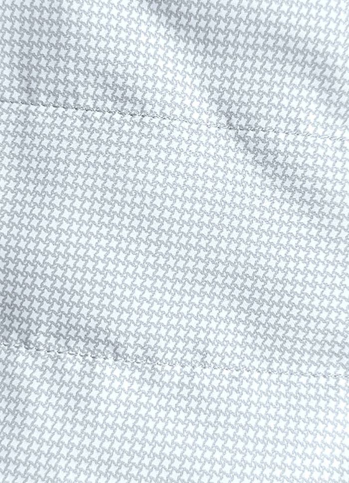 Jacke mit apartem Minimaldessin SILBERGRAU-WEISS