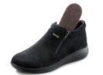 Atmungsaktive Damen-Boots, Winterschuhe, Weite K, mit Reissverschluss SCHWARZ