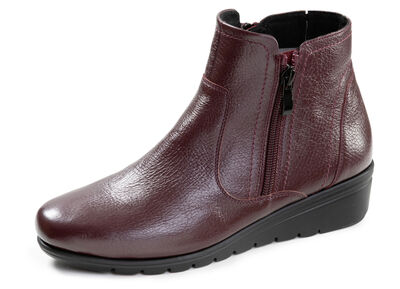 ELENA EDEN, gefütterte Damen-Stiefeletten, Winterschuhe, Weite G, mit Reißverschluss 
