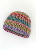 Grobstrick-M&uuml;tze mit Farbverlauf 