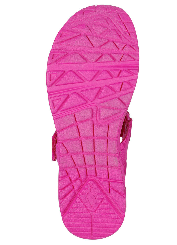 SKECHERS Sandale aus dehnbarem Textilmaterial PINK
