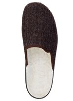 Gef&uuml;tterte Herren-Hausschuhe, mit Schurwolle 