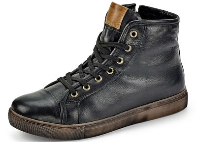 Andrea Conti, klassiche Damen-Stiefeletten, Winterschuhe, mit herausnehmbarem Fußbett 